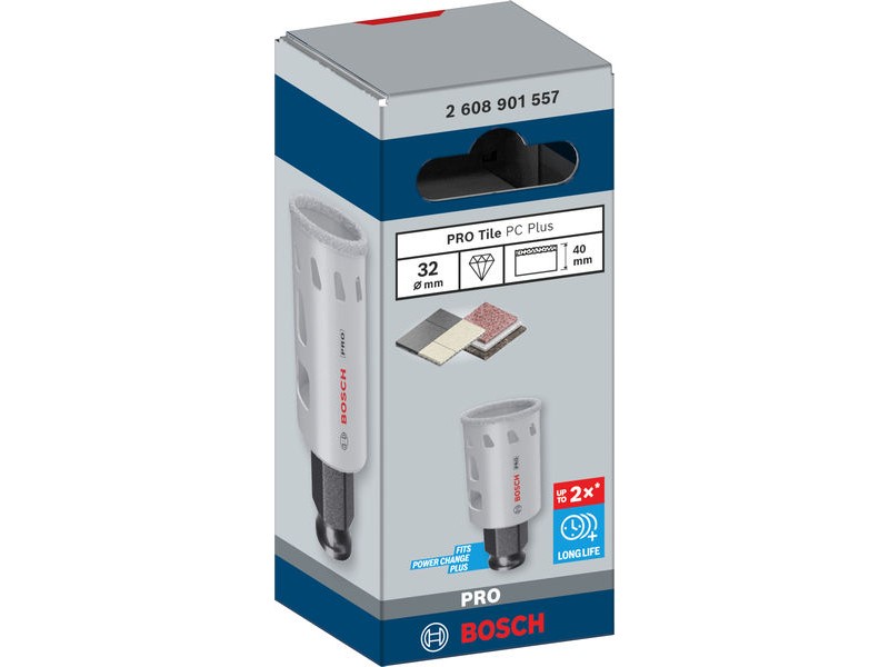 Žaga za izrezovanje lukenj Bosch PRO Tile PC Plus, 32mm, 2608901557